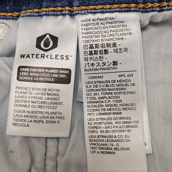 Levi's 505 Regular Fit Classic Straight Leg Jean with Zipper Fly 34x34 - Picture 10 of 11